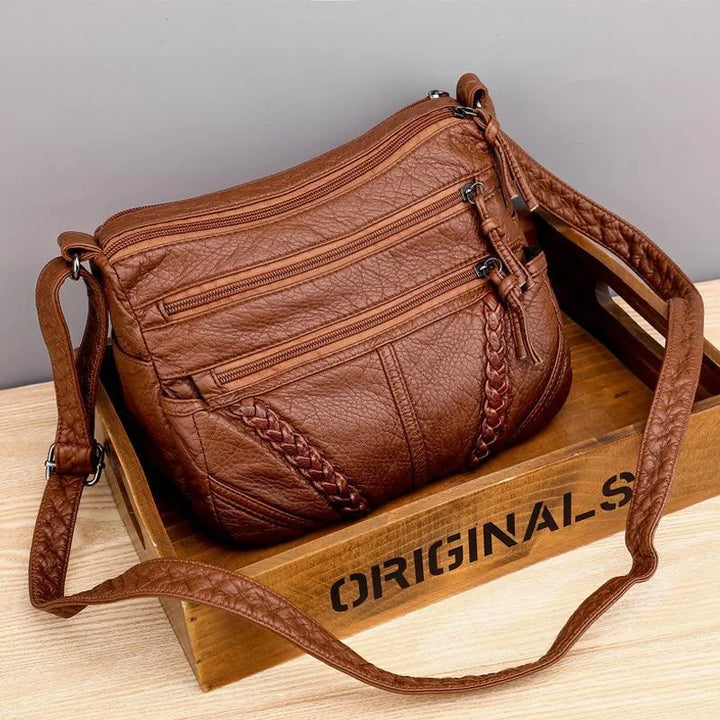 Andy | Weiche Lederhandtasche