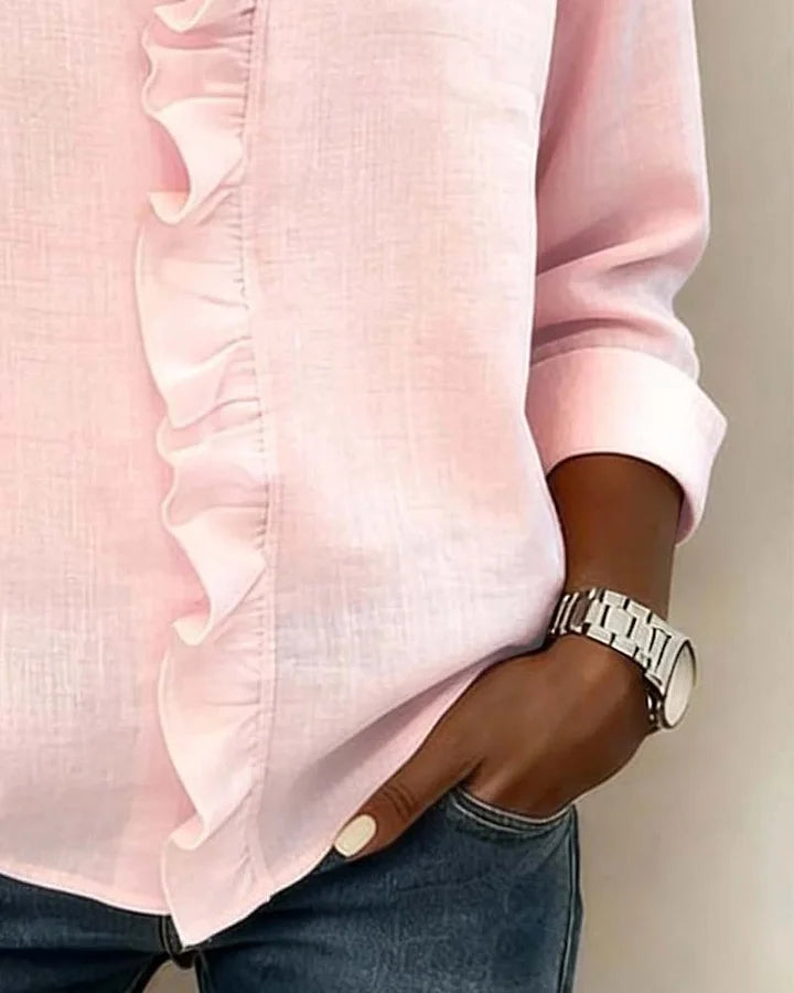 Beatrice | Elegante V-Ausschnitt Bluse