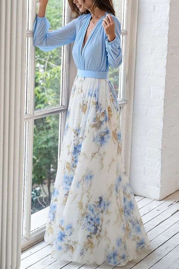 Esmy™ - Elegantes Maxikleid mit figurbetonender Silhouette