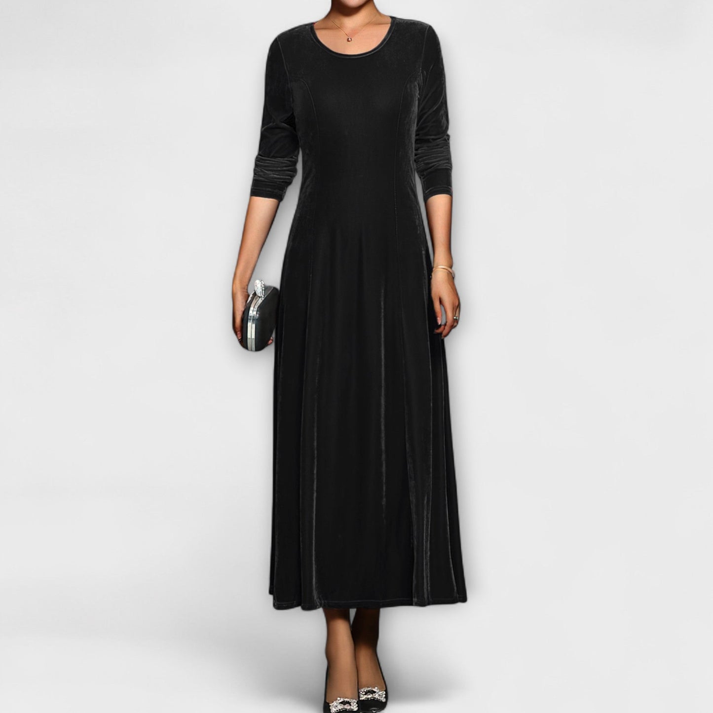 Marilou™ – Luxuriöses Samtkleid