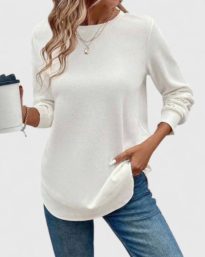Arvenne | Elegantes Top mit seitlichem Schlitz