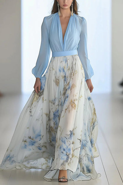 Esmy™ - Elegantes Maxikleid mit figurbetonender Silhouette