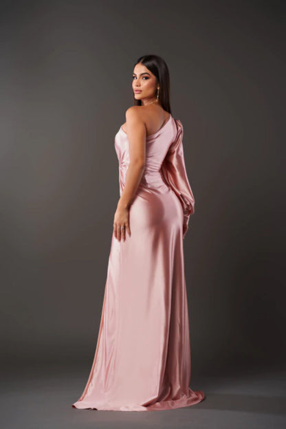 Dorie™ - Asymmetrisches Kleid mit Langen Schlitz