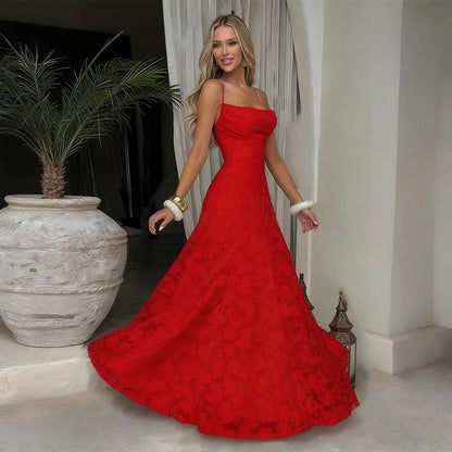 SOFIA | Elegantes Spitzen-Maxi-Kleid