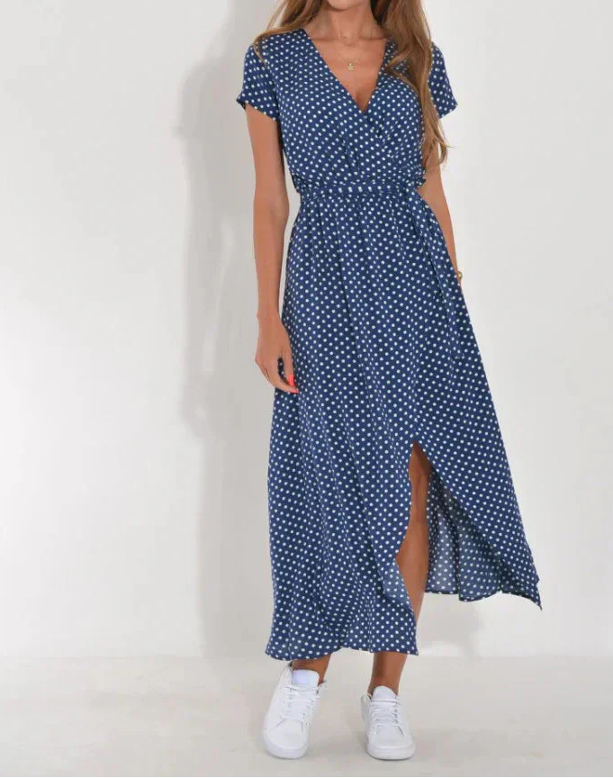 Jorlyn™ - Stilvolles Kleid mit V-Ausschnitt und taillierter Silhouette