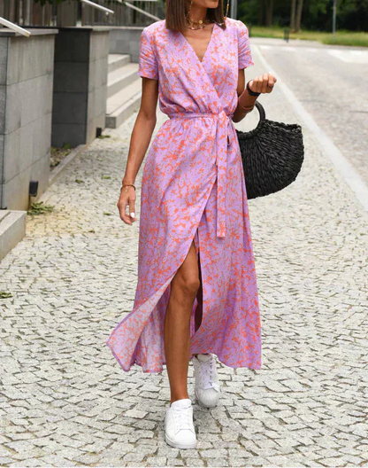 Jorlyn™ - Stilvolles Kleid mit V-Ausschnitt und taillierter Silhouette