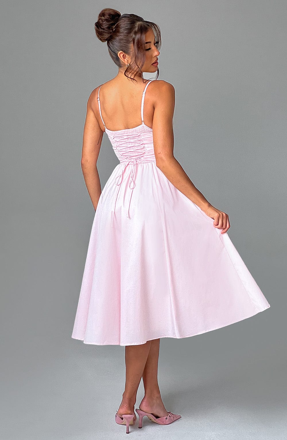 MAILEEN | Elegantes Midi-Kleid im Korsett-Stil