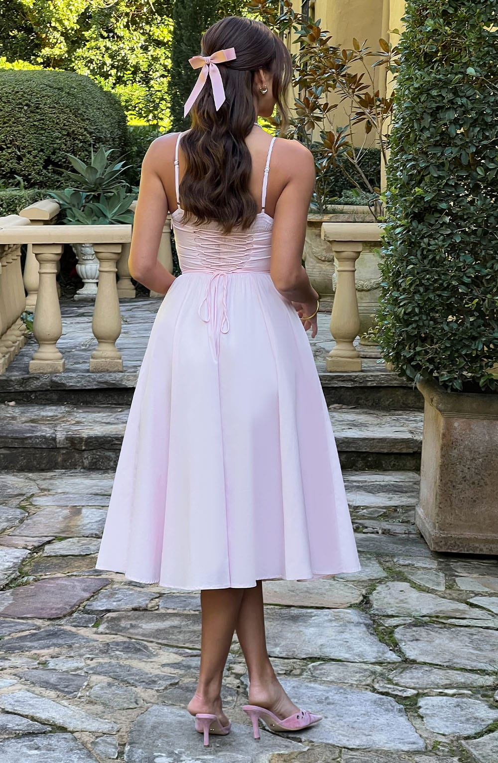 MAILEEN | Elegantes Midi-Kleid im Korsett-Stil