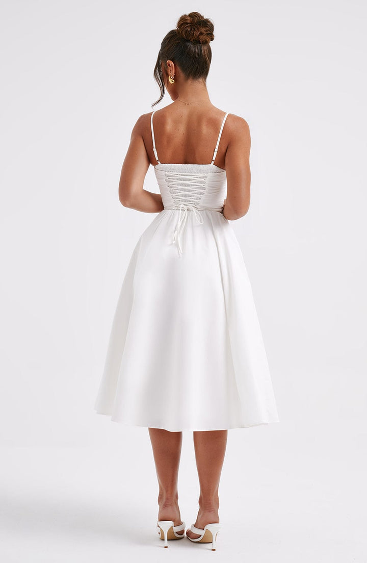 MAILEEN | Elegantes Midi-Kleid im Korsett-Stil