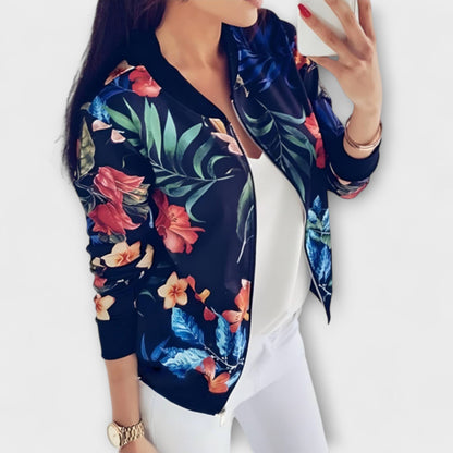 Sommerfeld™ | Kaelin – Trendige Bomberjacke mit floralem Design