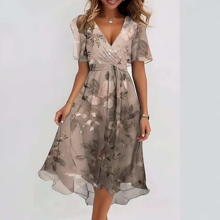 Seraya™ – Elegantes, luftiges Kleid mit taillenbedeckendem Design