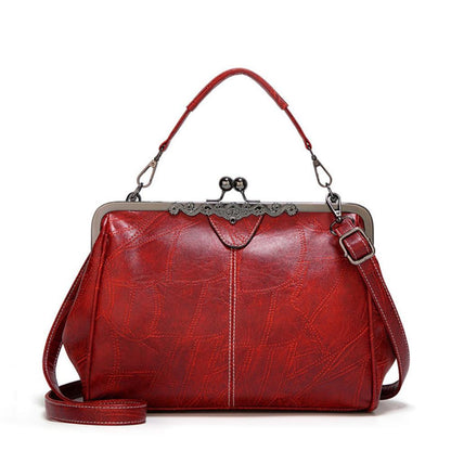 Retro Kuss-Schloss Handbag