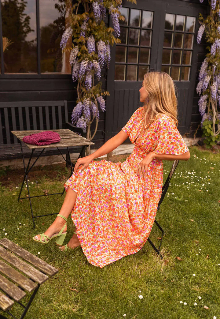 Erika™ - Elegantes und Bequemes Blumenkleid
