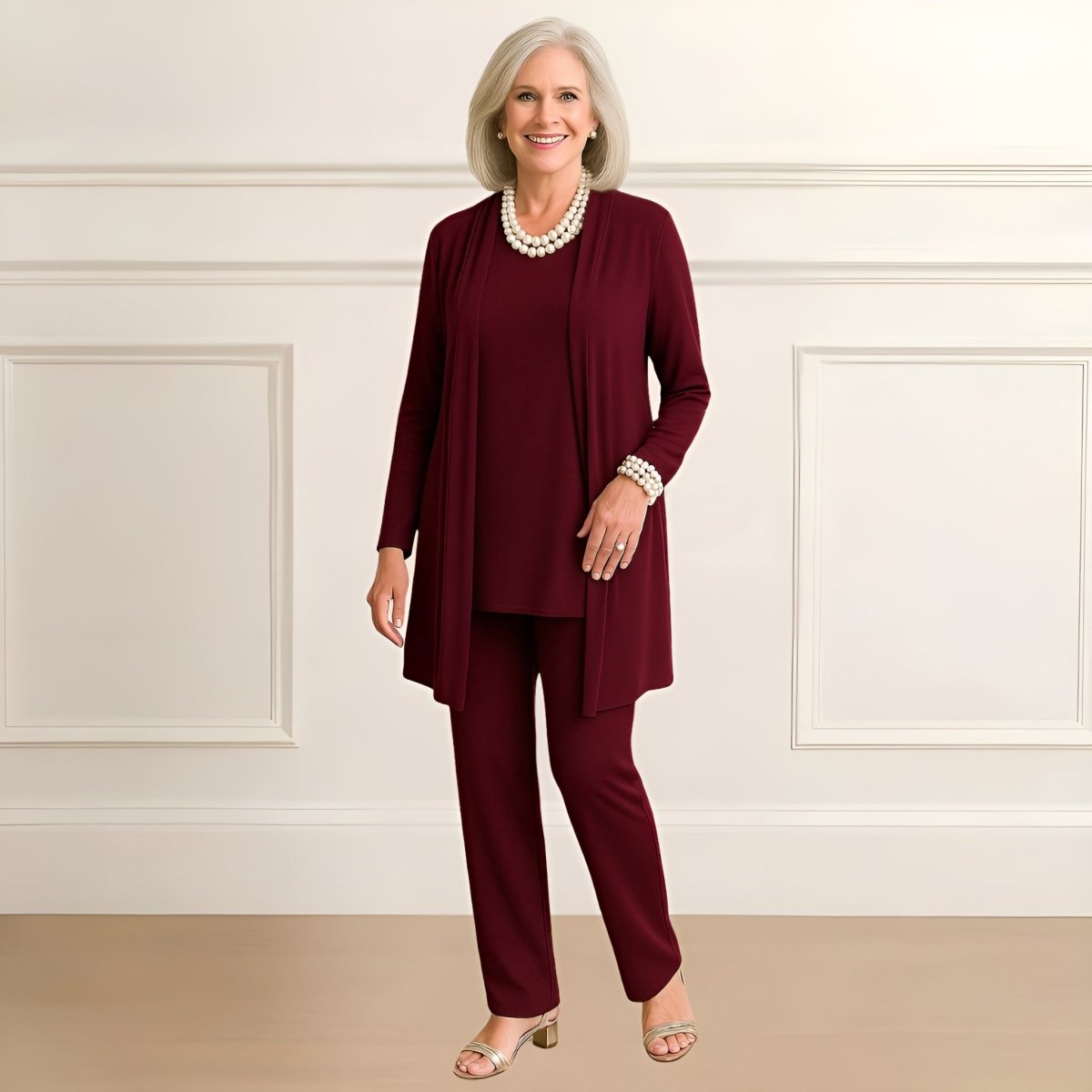 Ronalie | Stilvolles Ensemble aus Bluse und Hose