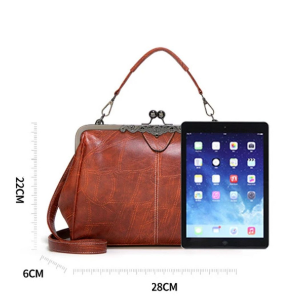 Anki | Klassische Ledertasche im Vintage-Stil