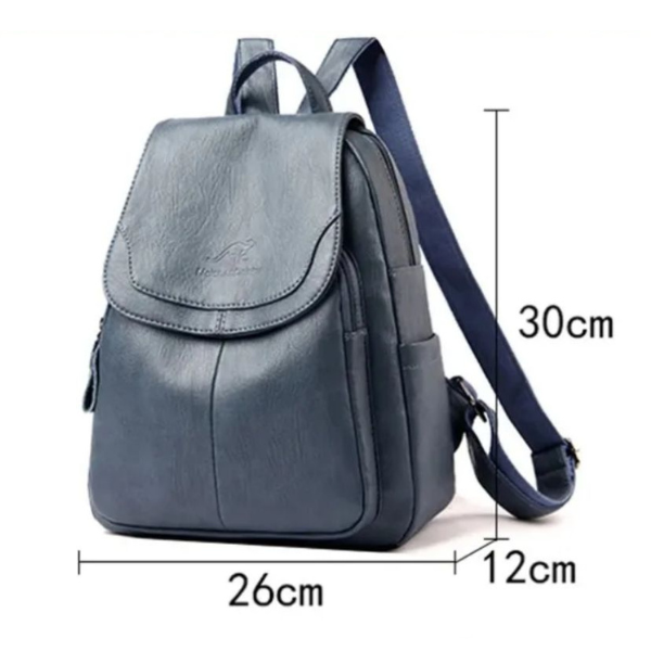 Eda | Leder-Rucksack mit Diebstahlschutz