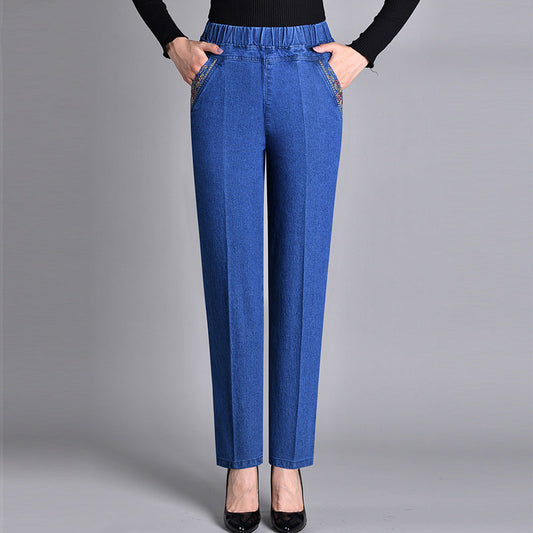 Sommerfeld | Damenjeans mit flexiblem Bund und praktischen Seitentaschen