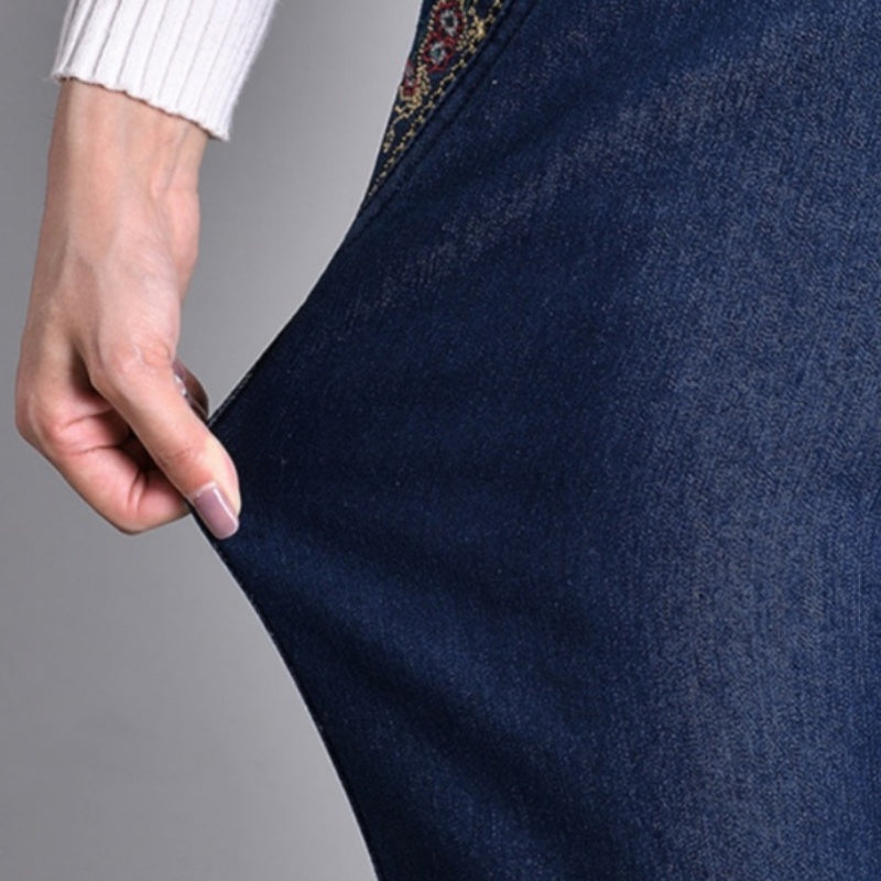 Sommerfeld | Damenjeans mit flexiblem Bund und praktischen Seitentaschen