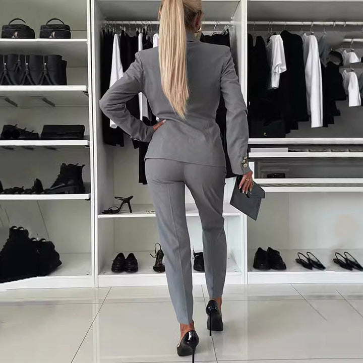 Sommerfeld | Damen-Doppelreiheranzug mit schmaler Hose