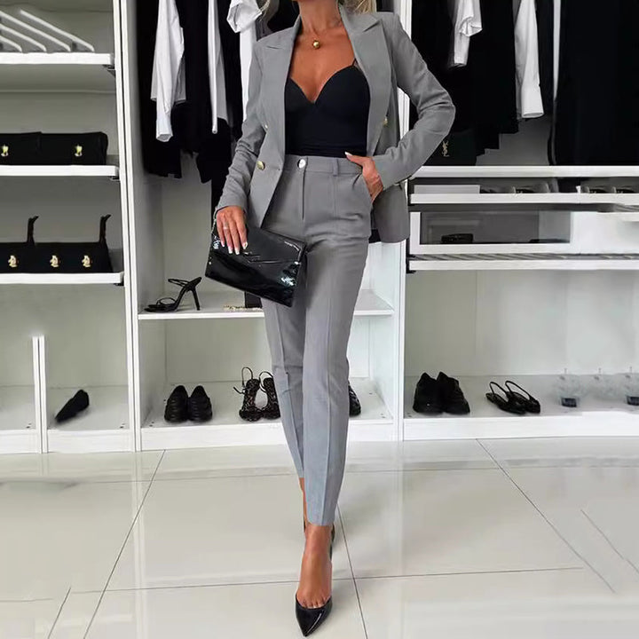 Sommerfeld | Damen-Doppelreiheranzug mit schmaler Hose