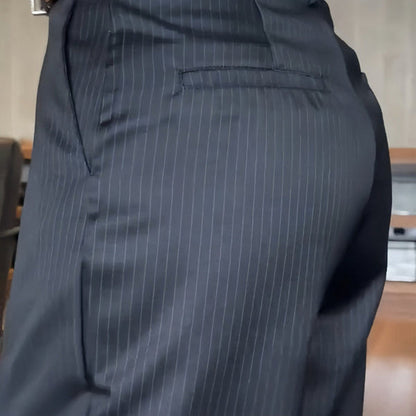 Sommerfeld | Elegante, Figurbetonende Hose mit Streifen
