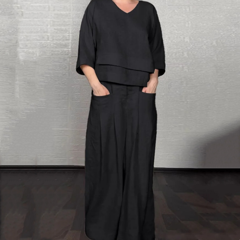 Suzzie | Elegantes, leichtes Zweiteiliges Outfit