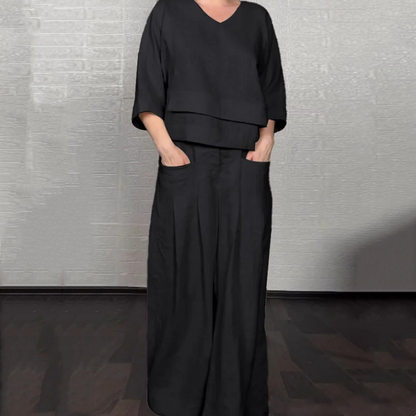 Suzzie | Elegantes, leichtes Zweiteiliges Outfit