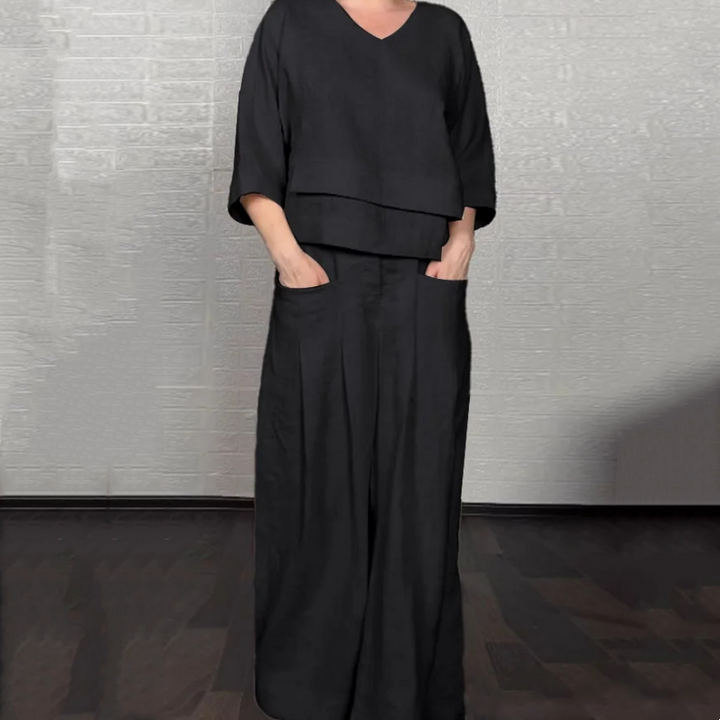 Suzzie | Elegantes, leichtes Zweiteiliges Outfit