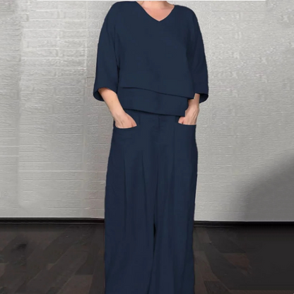 Suzzie | Elegantes, leichtes Zweiteiliges Outfit