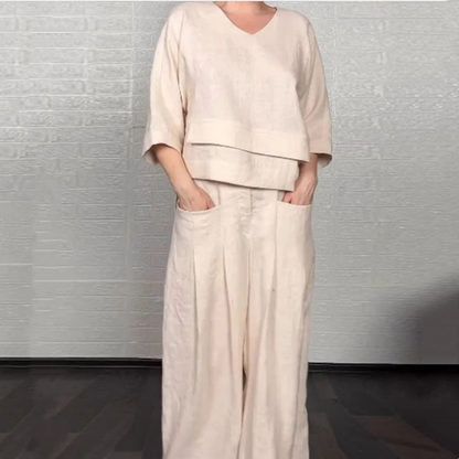 Suzzie | Elegantes, leichtes Zweiteiliges Outfit