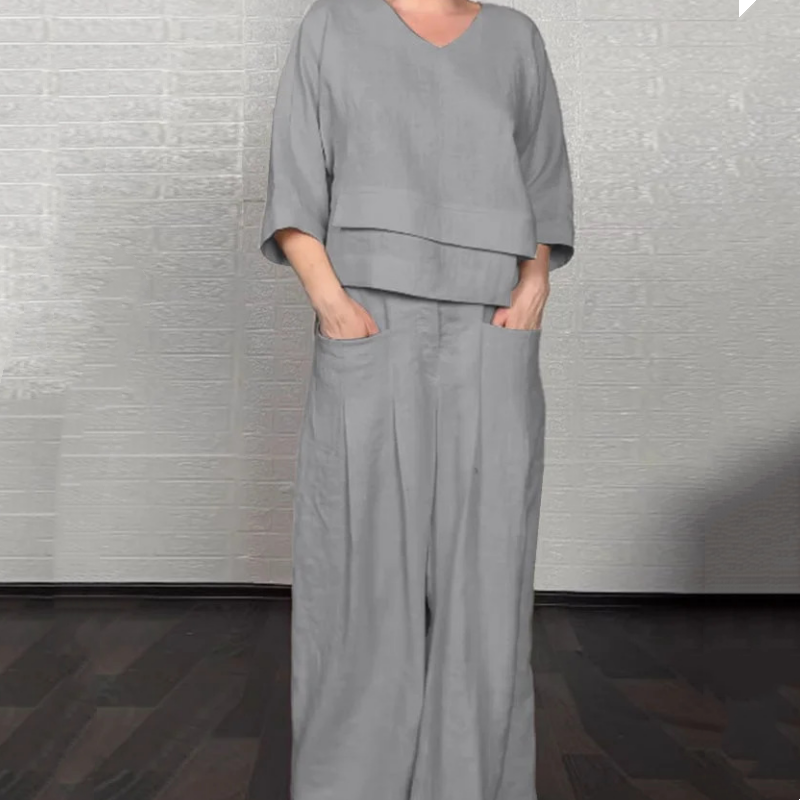 Suzzie | Elegantes, leichtes Zweiteiliges Outfit