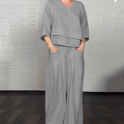 Suzzie | Elegantes, leichtes Zweiteiliges Outfit