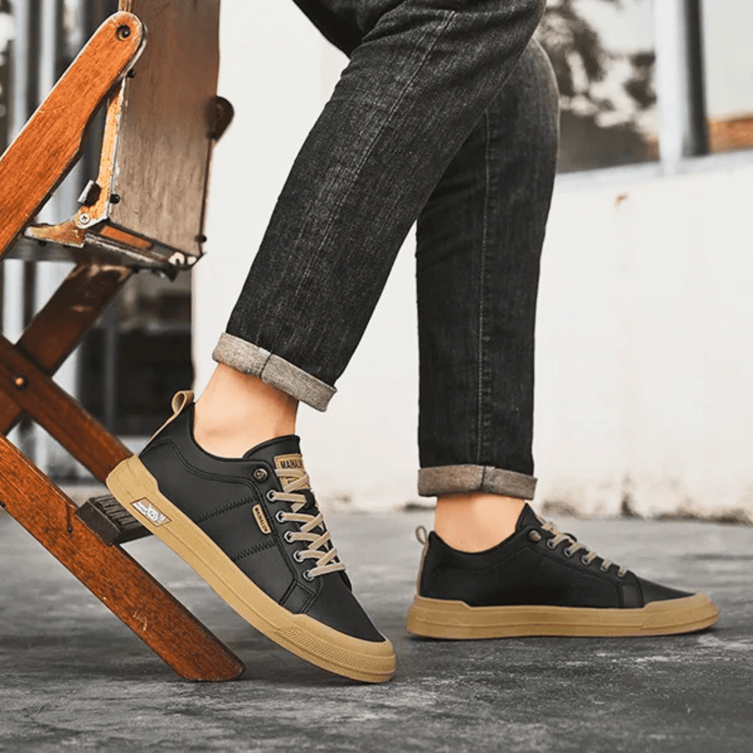Sommerfeld | Herren Leder-Sneaker