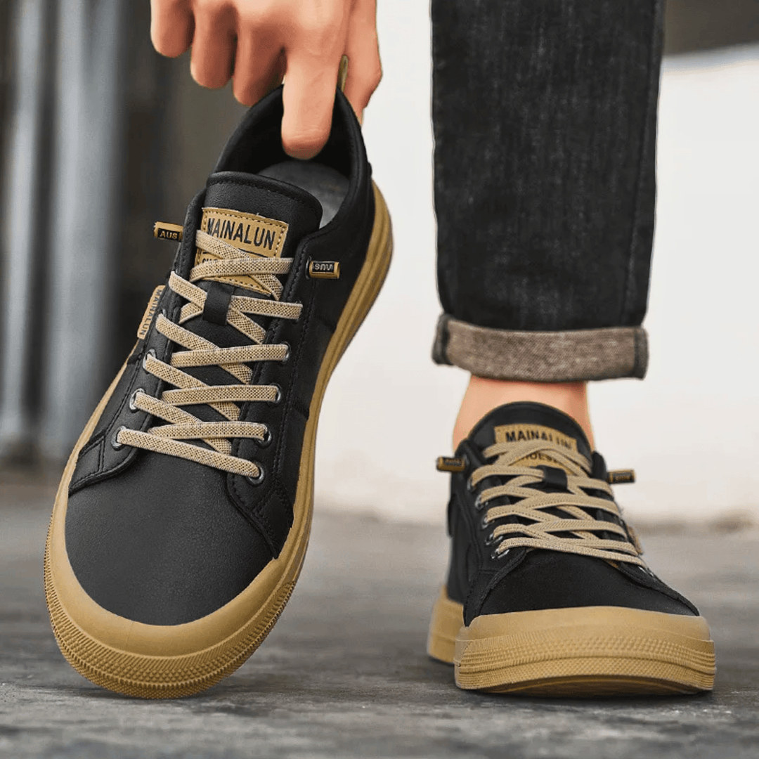 Sommerfeld | Herren Leder-Sneaker